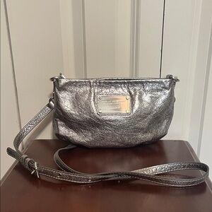 Marc by Marc Jacobs Silver Crossbody Clutch Bag